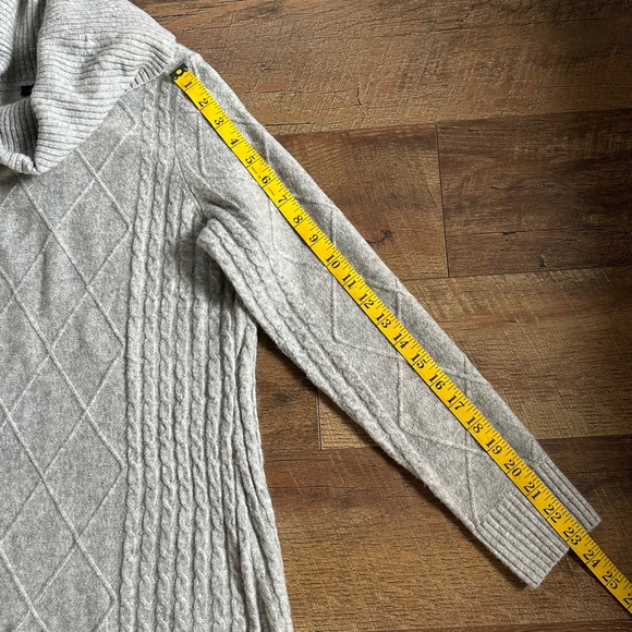 Women's Talbots Sweater Dress Size S Gray - Picture 5 of 6